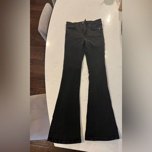 Veronica Beard, size 25, black bell bottom jeans